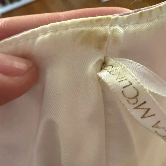 Jessica McClintock Gunne Sax Lilac Satin Corset Top NWT Millennium 2000 Sz 5/6 - Picture 9 of 14